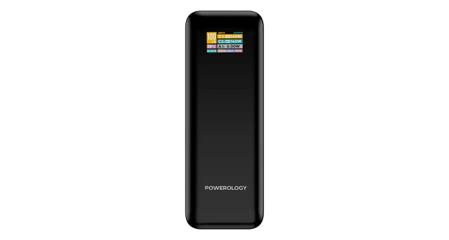 پاوربانک پاورولوژی مدل NeuroVolt PPBCHA90BK ظرفیت 27000 میلی آمپر ساعت